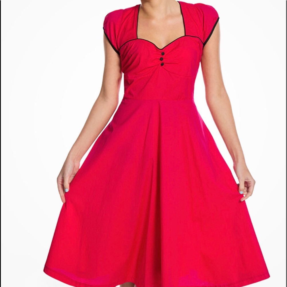 Bella Bright Raspberry Dress